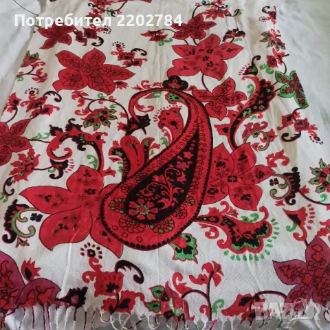 Шал,забрадка,кашмирен шал, снимка 2 - Шалове - 30449404