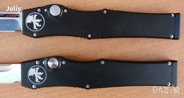 Автоматичен нож Microtech Halo 5 / танто /, снимка 6 - Ножове - 35595399