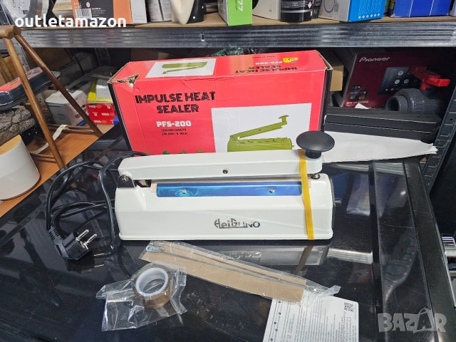 импулсна топлинна лепачка (impulse heat sealer) модел PFS-200. 