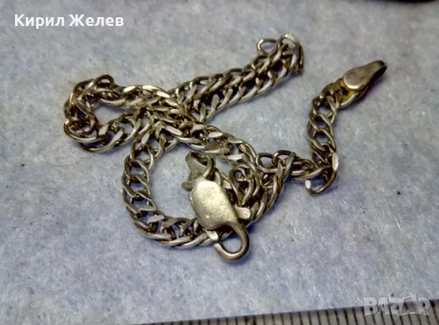 СТИЛНА СРЕБЪРНА ГРИВНА СРЕБРО 925 ЗДРАВА КЛАСИЧЕСКА ПЛЕТКА 47513, снимка 5 - Гривни - 49551490