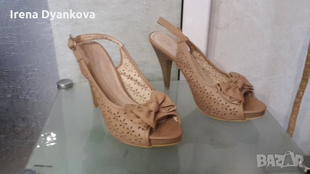 Сандали на висок ток, снимка 2 - Сандали - 28303471