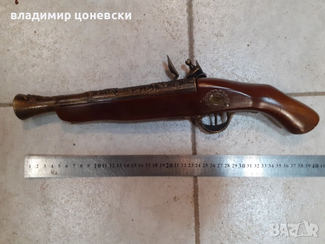 Красив кремъчен пистолет,пищов,оръжие, снимка 3 - Колекции - 52016609