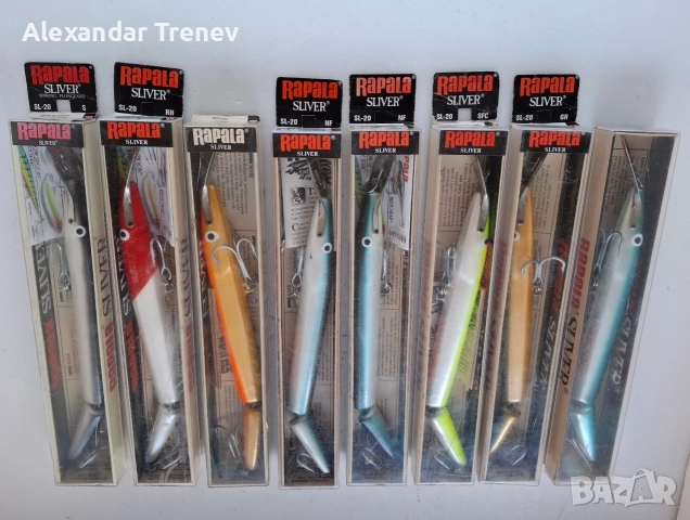 Воблери Rapala Sliver 13 и 20, снимка 5 - Такъми - 52574106