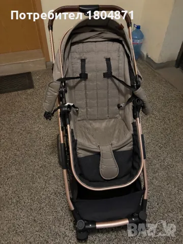 Употребявана детска количка Чиполино. С зимен кош, летен кош и бебешко столче за кола. Кошовете мога, снимка 5 - Детски колички - 49832743