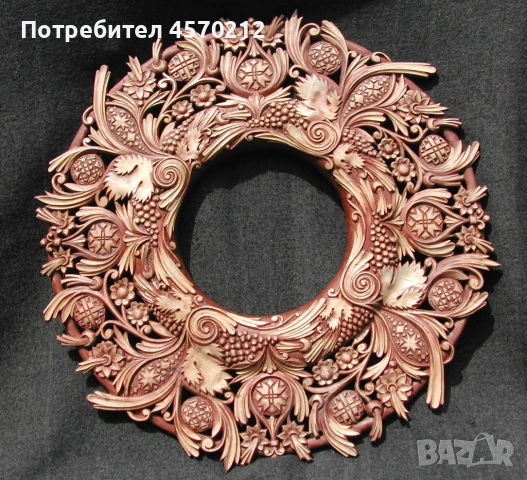 Ръчно изработена дърворезба, Резбована розета, Пано дърворезба, Дърворезба по поръчка, снимка 11 - Декорация за дома - 53463223