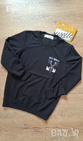 Мъжки блузи зимни ICON, DSQUARED, OFF WHITE, BURBERRY, HUGO BOSS, MOSCHINO, NIKE , снимка 14 - Блузи - 48022244