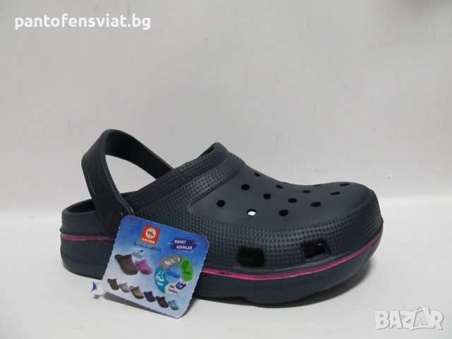 Дамски чехли тип крокс GEZER тъмно синьо 36/40, снимка 1