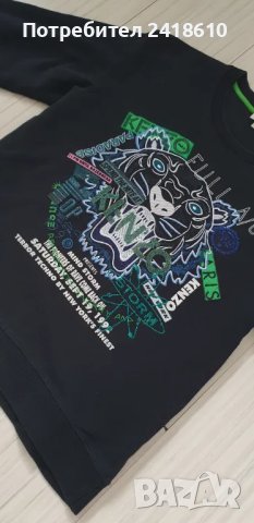 Kenzo Paris Limited Edition Embroidered Sweatshirt Cotton Mens Size L ОРИГИНАЛ! Мъжка Блуза!