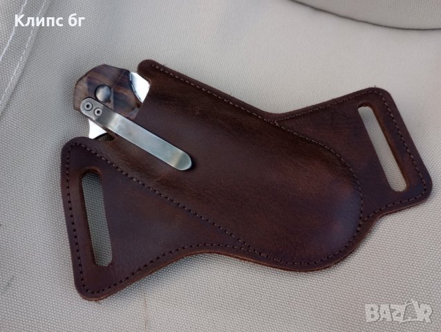 Кобур за нож изработен от здрава кожа