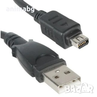 ANIMABG USB дата кабел CB-USB5 за цифрови фотоапарати на Fuji Olympus модели SZ-10 SZ-11 SZ-14 SZ-20, снимка 3 - Кабели и адаптери - 44079083