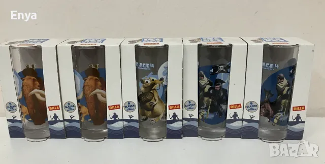 Чаши за колекция с картинки от филма "Ледена епоха" - НОВИ!