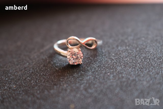 Елегантен сребърен пръстен модел PLR028, снимка 7 - Пръстени - 28855463