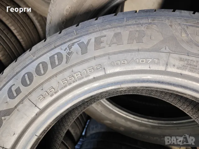 2бр. летни гуми 215/65/16C Goodyear, снимка 4 - Гуми и джанти - 50107201