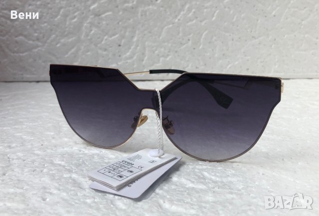 Fendi 2020 дамски слънчеви очила котка в 3 цвята, снимка 12 - Слънчеви и диоптрични очила - 28635278