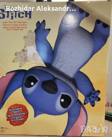 Фигура Disney - Stitch, Deluxe, 35 cm, снимка 2 - Фигурки - 53583384