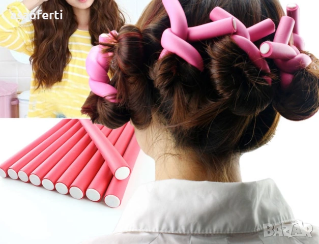 Гъвкави гумени ролки за коса – за перфектни къдрици без изтощаване