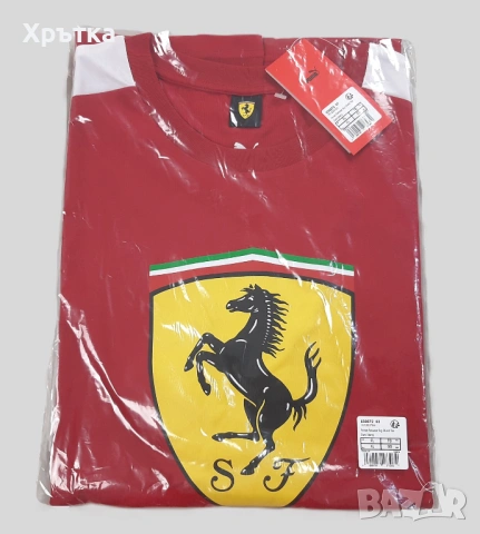 Puma Scuderia Ferrari F1 Shield - Оригинална мъжка тениска, снимка 9 - Тениски - 52666446