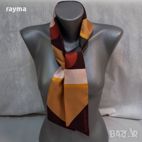 Valentino копринен шал, снимка 5 - Шалове - 51194254