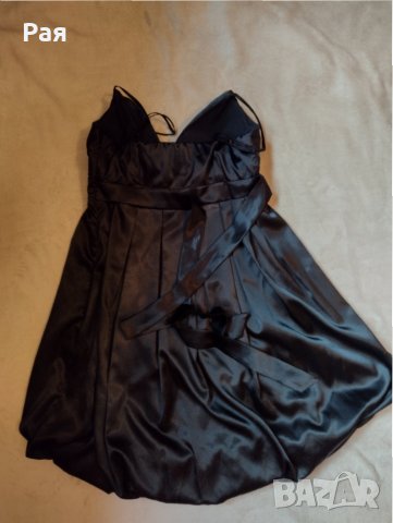 Елегантна черна рокля , снимка 1 - Рокли - 35407368