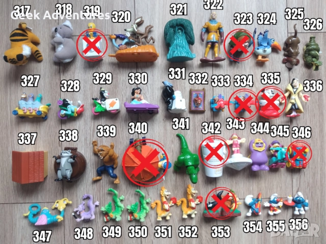 McDonalds Toys / Макдоналдс Играчки от 90те Винтидж Колекционерски, снимка 11 - Колекции - 46745216