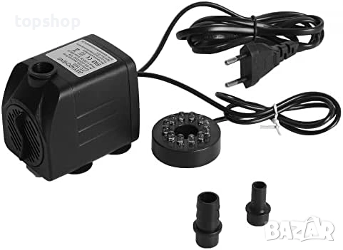 Нова проверена мини водна помпа с 12 светодиода, 800 л/ч, 16 W, AC220-240 V, 50/60 Hz, тиха, с ...., снимка 4 - Оборудване за аквариуми - 52617901