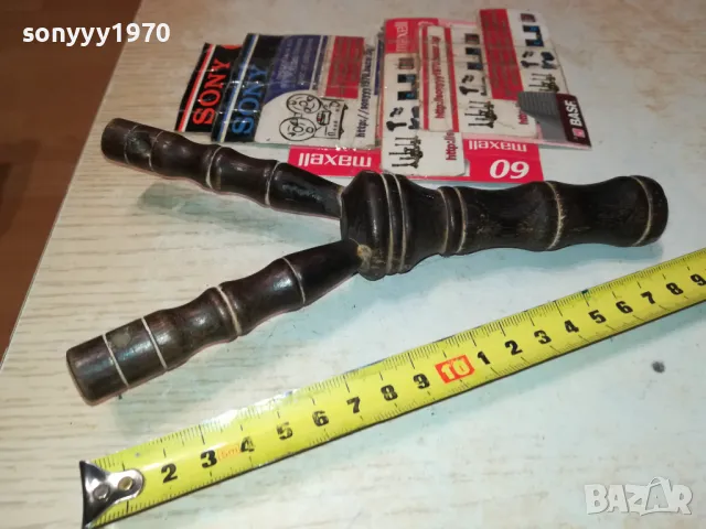 ДЪРВЕНА ПРАШКА 2103250744, снимка 2 - Антикварни и старинни предмети - 49580113