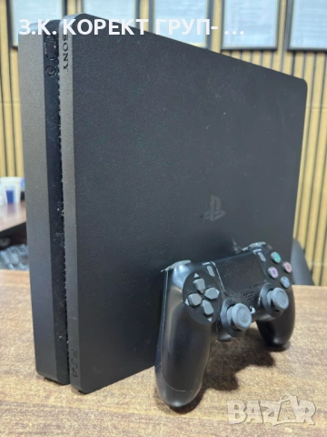 Playstation 4 Slim 500gb с 1 джойстик и 3 игри, снимка 3 - PlayStation конзоли - 53089994