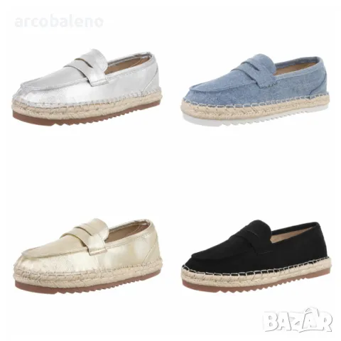 Дамски мокасини, 4цвята 