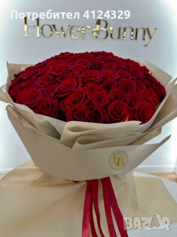 Букет от 101 рози с цвят по избор