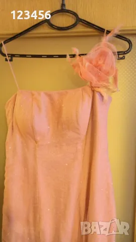 Официална дълга рокля, цвят корал, снимка 6 - Рокли - 49135119