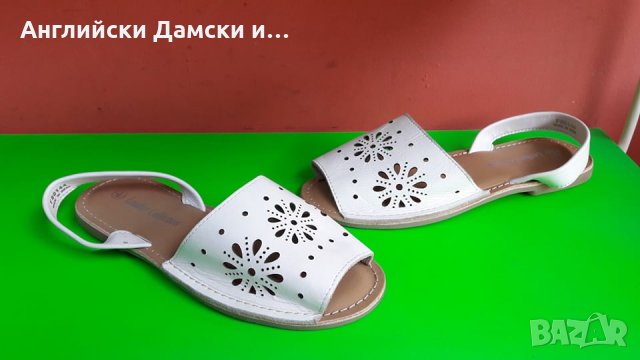 Английски дамски сандали естествена кожа-3 цвята, снимка 7 - Сандали - 28539330