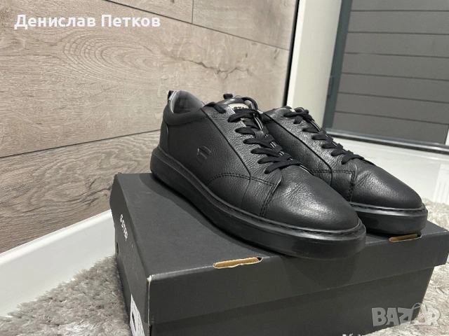 Черни мъжки кецове G-Star Raw, снимка 8 - Кецове - 53215893