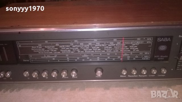 SABA HIFI STUDIO 8050 STEREO RECEIVER-ВНОС ХОЛАНДИЯ, снимка 9 - Ресийвъри, усилватели, смесителни пултове - 27793642