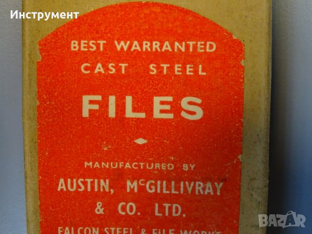 пила за метал триъгълна 150-215mm Austin McGillivray&CO steel files, снимка 4 - Други инструменти - 40143268