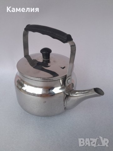 Метален чайник, снимка 2 - Аксесоари за кухня - 43423579
