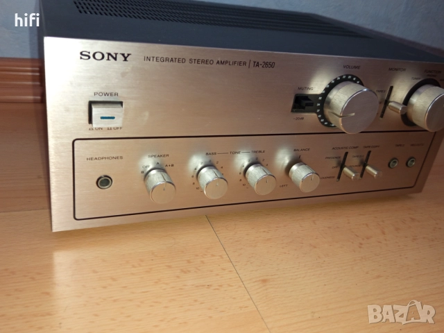 Стерео усилвател Sony TA-2650, снимка 2 - Ресийвъри, усилватели, смесителни пултове - 52229341