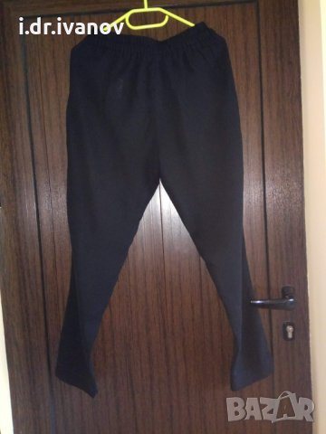 черен спортен панталон с ластик в кръста , снимка 2 - Панталони - 26744548