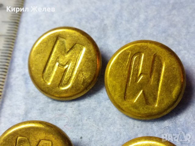 ЛОТ 4 СТАРИ ВИНТИДЖ ПОЗЛАТЕНИ КОПЧЕТА МЕТАЛНИ с БУКВАТА - М - За КОЛЕКЦИЯ ДЕКОРАЦИЯ 41077, снимка 2 - Колекции - 43546052