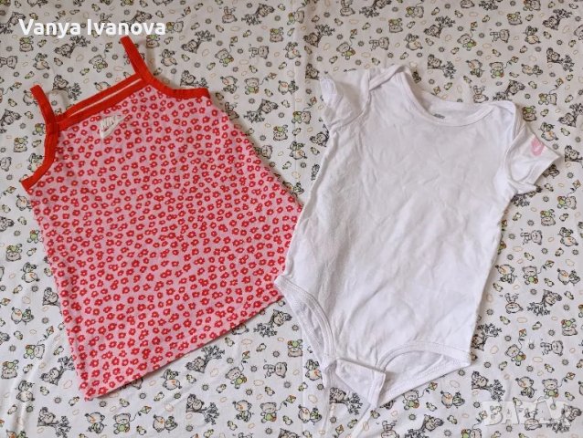 Nike рокличка + боди 86 размер, снимка 2 - Бебешки рокли - 49243662