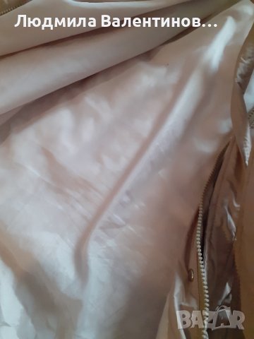 Зимно яке в бежаво, снимка 4 - Якета - 43337889