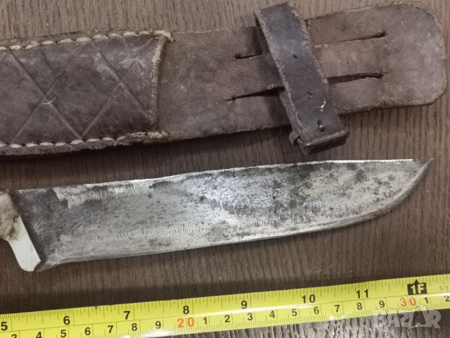 Стар ловен нож, снимка 5 - Антикварни и старинни предмети - 40509723