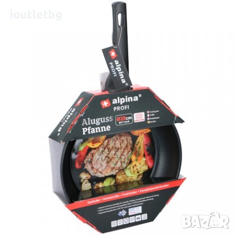 Alpina Profi Line Тиган от лят алуминий 24/28см, Германия
