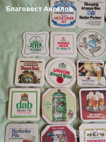 Лот подложки за бира, снимка 3 - Други ценни предмети - 39384583