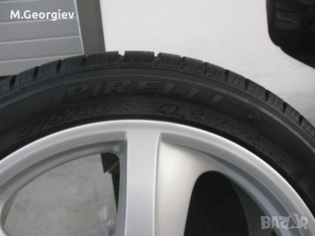 4бр.ЛЕТИ ДЖАНТИ 20" за PORSCHE CAYENNE 9JX20 +4 бр.ЗИМНИ ГУМИ PIRELLI ICE& SNOW 275/40/20-8 mm., снимка 4 - Гуми и джанти - 27015055