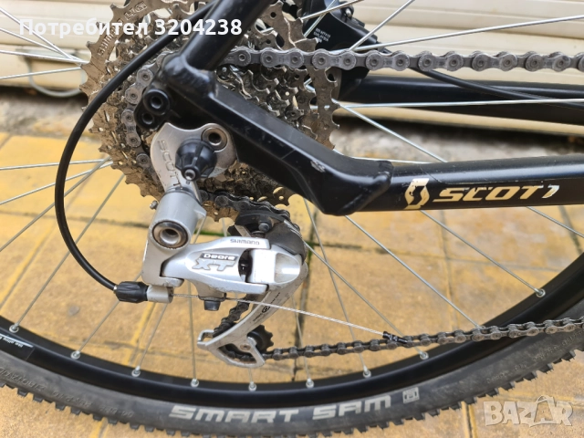 алуминиево планинско колело Scott 29" цола инча RockShox вилка и Shimano XT команди, снимка 7 - Велосипеди - 52341963