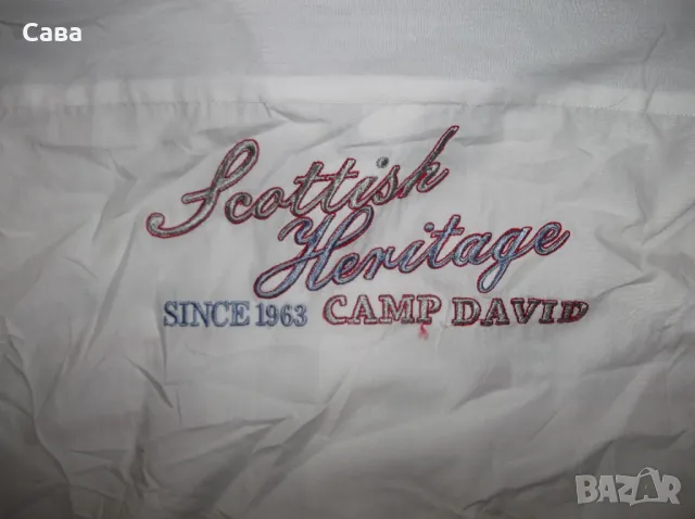 Риза CAMP DAVID   мъжки,Л, снимка 10 - Ризи - 33228718