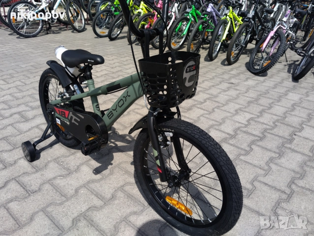 BYOX Велосипед 18" CHALLENGE зелен, снимка 5 - Велосипеди - 53558987