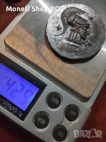 Декадрахма на племето Дерони, снимка 2 - Нумизматика и бонистика - 49966373