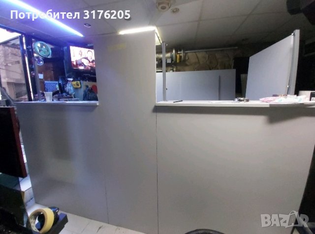 Щанд заграден от 4 страни / Киоск - 2,5 / 2,2 м., снимка 2 - Стелажи и щандове - 39638892