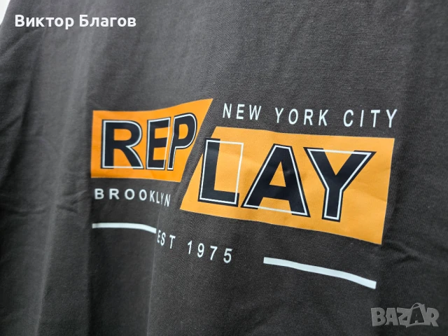 Нова Тениска REPLAY - XL, снимка 3 - Тениски - 50460832